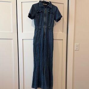 Elle Blue Denim Jumpsuit